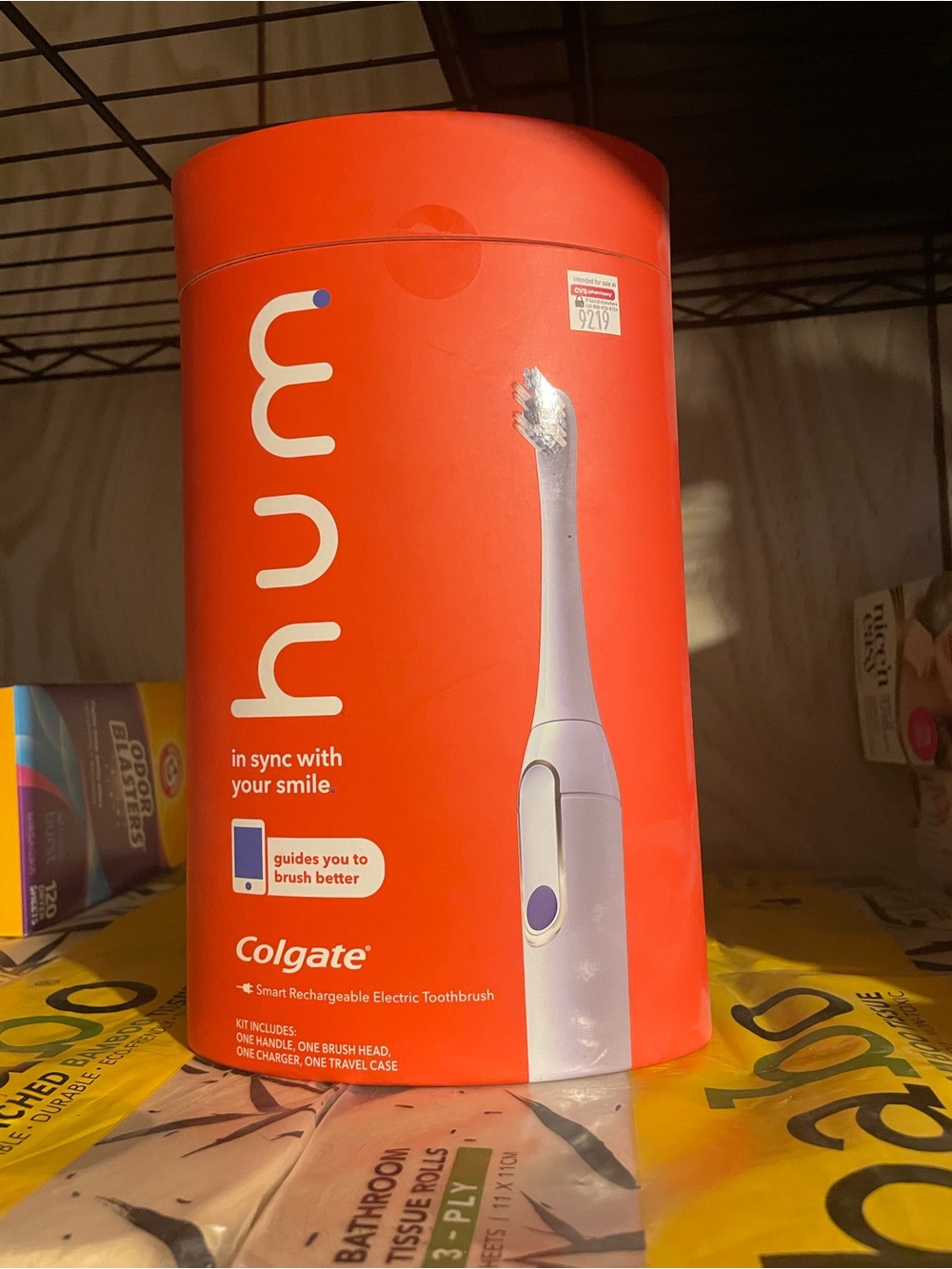 Colgate Hum Smart Rechargeable Electric Toothbrush - White